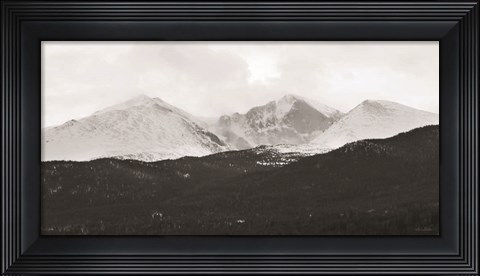 Framed Estes Park Mountains Print
