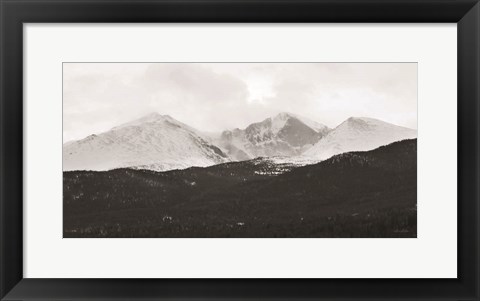 Framed Estes Park Mountains Print