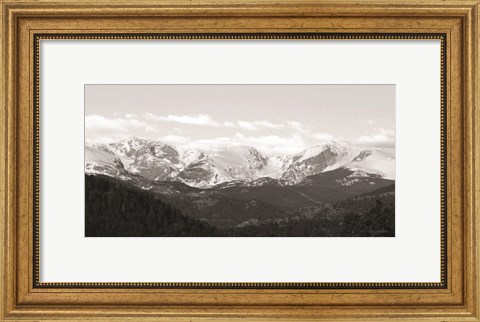 Framed Estes Park Peaks Print