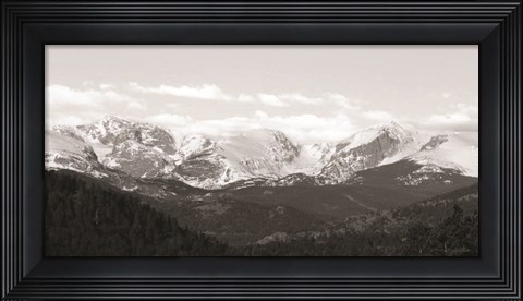 Framed Estes Park Peaks Print