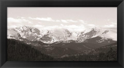 Framed Estes Park Peaks Print