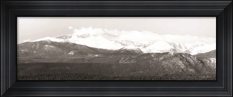 Framed Longs Peak Print