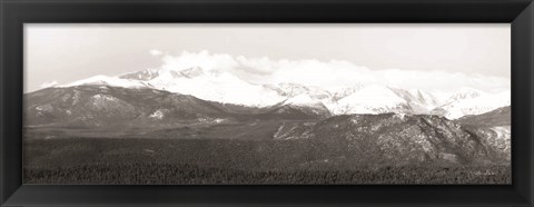 Framed Longs Peak Print