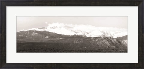 Framed Longs Peak Print