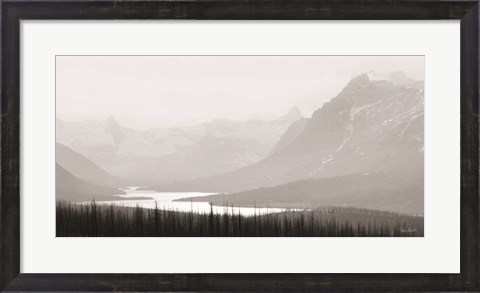 Framed St. Mary&#39;s Lake Print