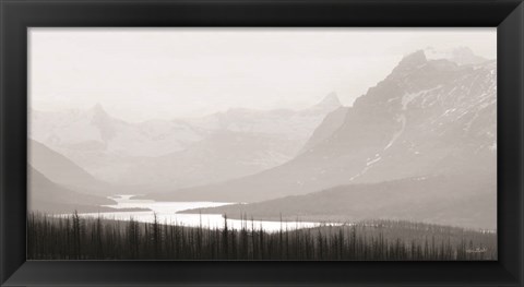 Framed St. Mary&#39;s Lake Print