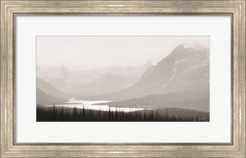 Framed St. Mary&#39;s Lake Print