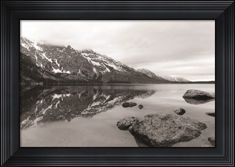 Framed Jenny Lake Print