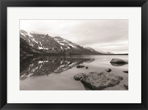 Framed Jenny Lake Print