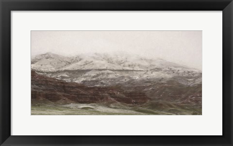 Framed Hills of Wyoming I Print