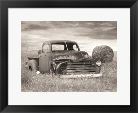 Framed Rustic Charm I Print