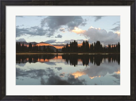Framed Little Molas Lake Reflections Print