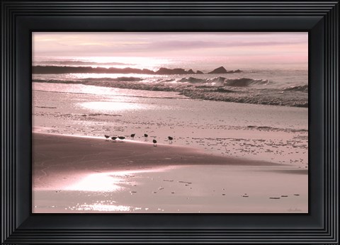 Framed Breakfast on the Beach Print