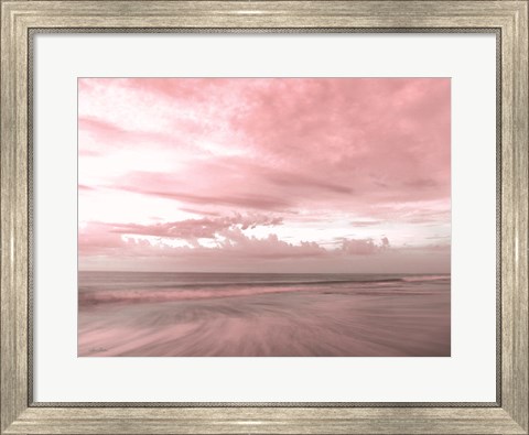 Framed Pink Beach Emotions Print