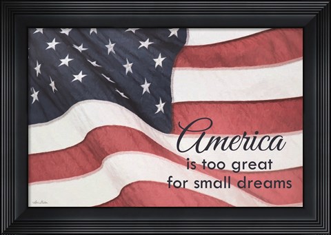 Framed America Is? Print