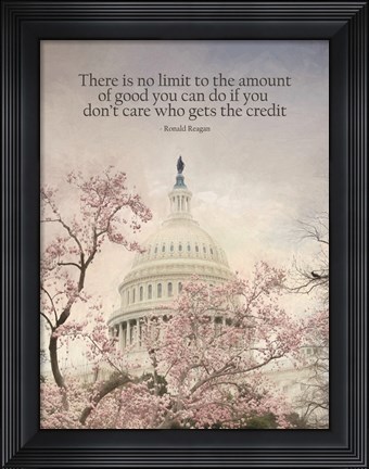 Framed No Limit Print