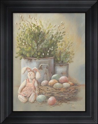 Framed Rustic Easter Vignette Print