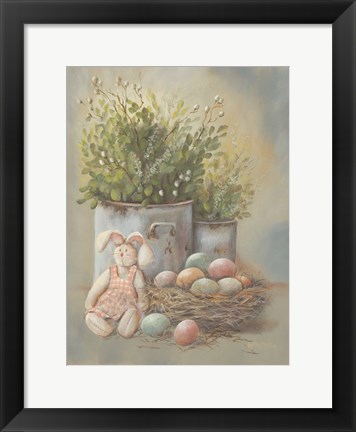 Framed Rustic Easter Vignette Print