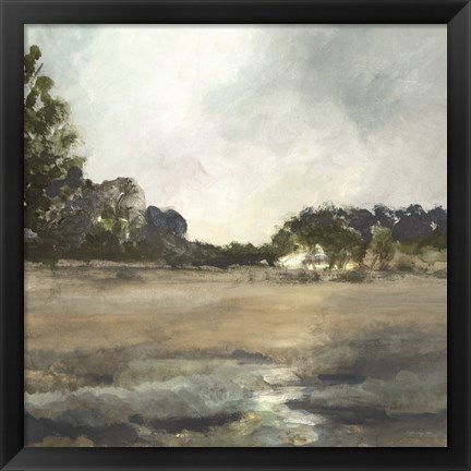 Framed Pastel Countryside II Print