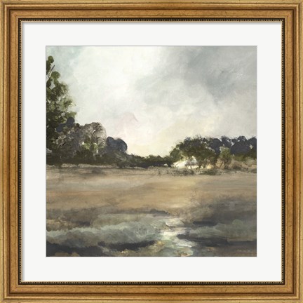 Framed Pastel Countryside II Print