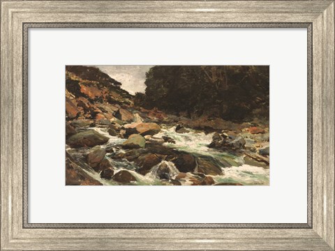 Framed Rocky Stream Print
