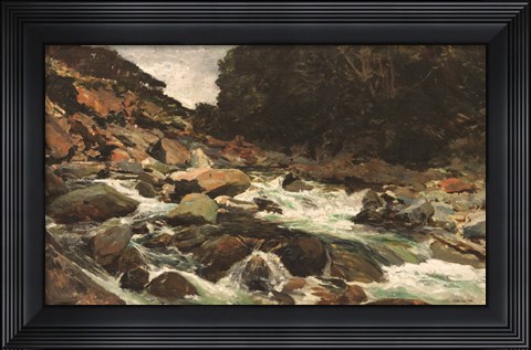 Framed Rocky Stream Print