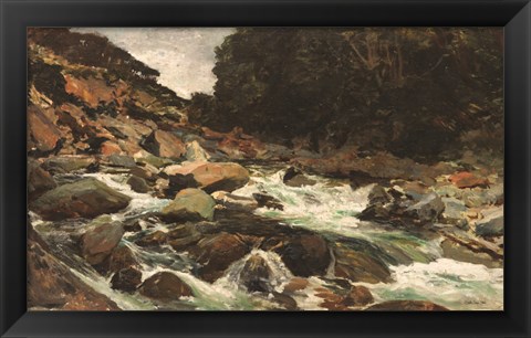 Framed Rocky Stream Print