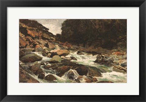 Framed Rocky Stream Print