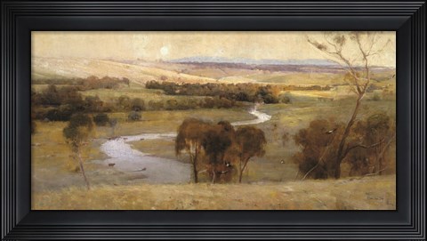 Framed Countryside Morning Print