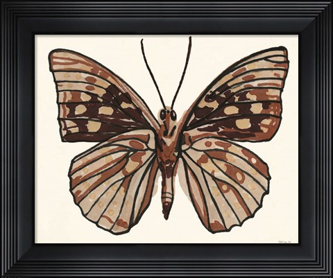Framed Papillon 1 Print