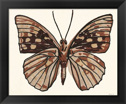 Framed Papillon 1 Print