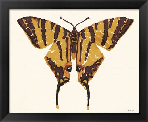 Framed Papillon 2 Print