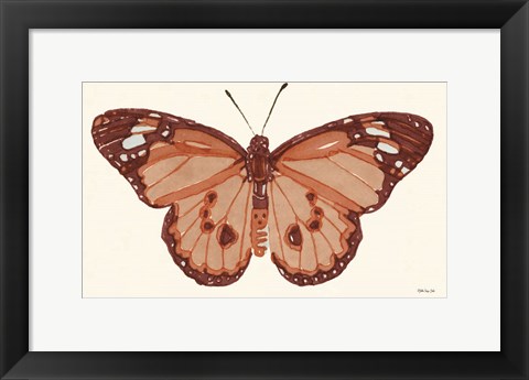 Framed Papillon 3 Print