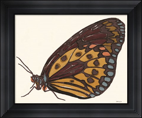 Framed Papillon 5 Print