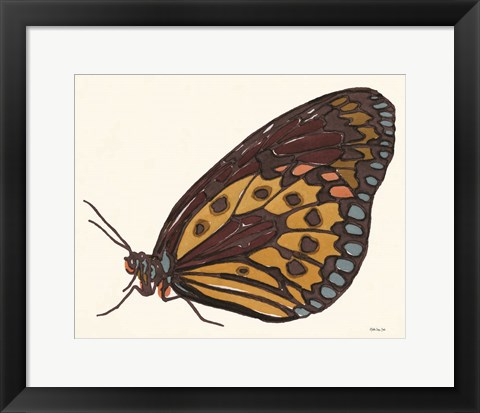 Framed Papillon 5 Print