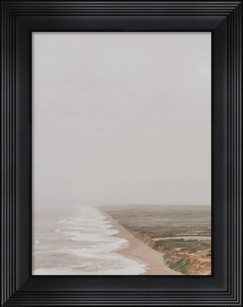 Framed Fog and Waves Print