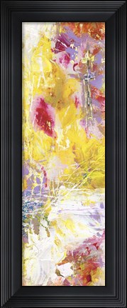 Framed Yellow Abstract II Print