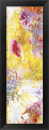 Framed Yellow Abstract II Print