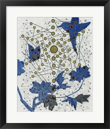 Framed Chakra Web with Bird Print