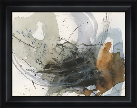 Framed Orbital Burst I Print