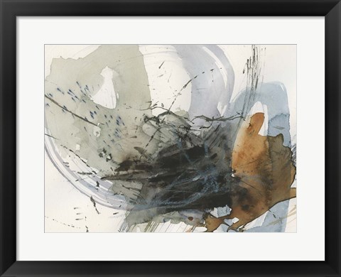 Framed Orbital Burst I Print