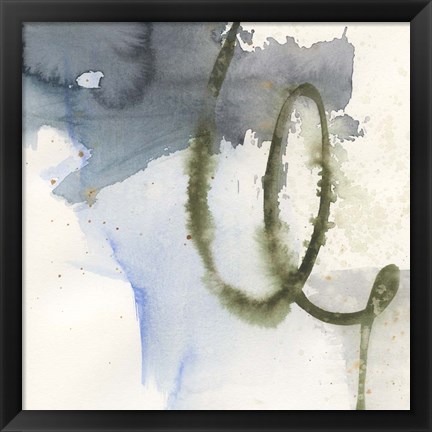 Framed Earth Curve I Print