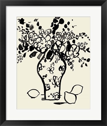 Framed Matisse&#39;s Muse Still Life I Print