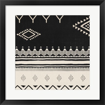 Framed Geo Textile Crop II Print