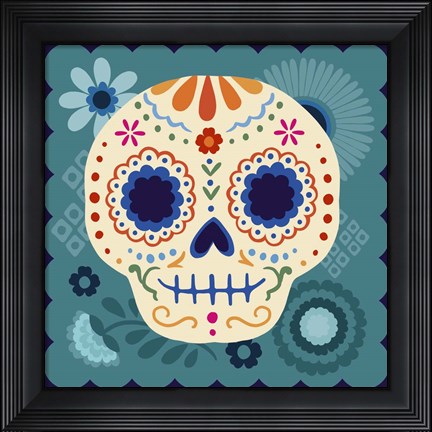 Framed Calaveras I Print