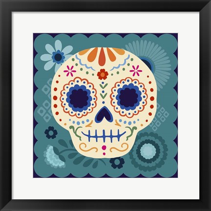 Framed Calaveras I Print