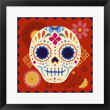 Framed Calaveras II Print
