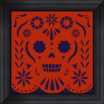 Framed Calaveras III Print