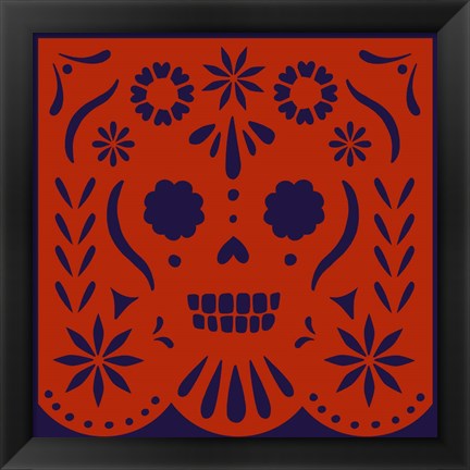 Framed Calaveras III Print