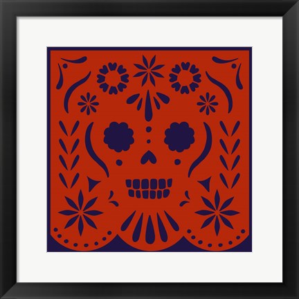 Framed Calaveras III Print